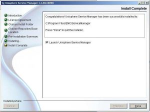 Figure 12 - Installation Complete