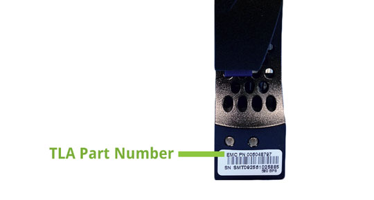 Determining EMC Hard DRive TLA Part Number