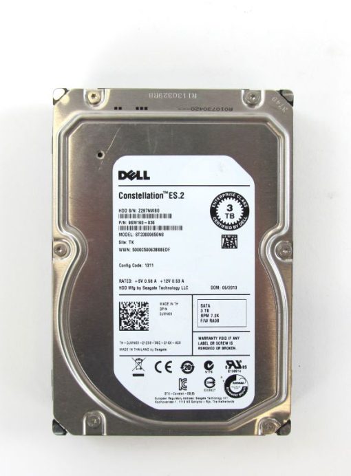 9SM160-036 Dell 3TB 7.2K SATA 3.5 HDD